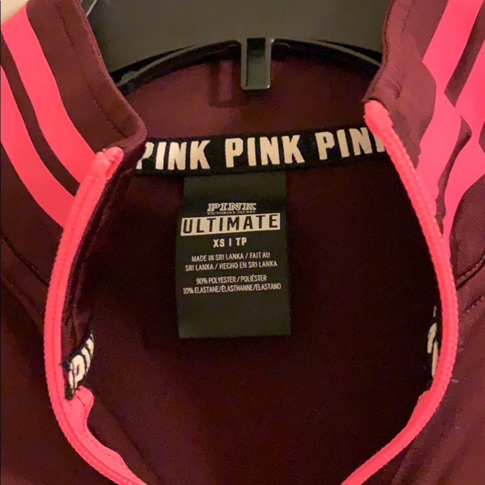 Pink three quarter zip pullover - Picture 5 of 6
